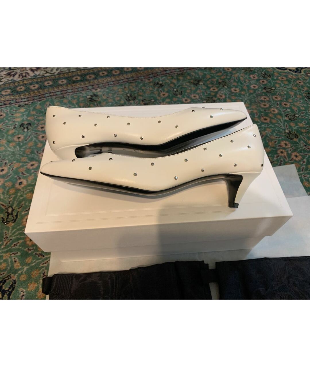 CELINE PRE-OWNED Белые кожаные туфли, фото 5