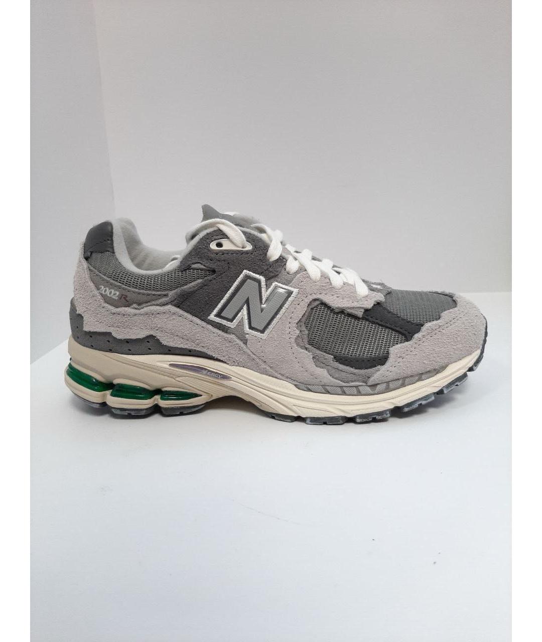 NEW BALANCE Серые замшевые низкие кроссовки / кеды, фото 9