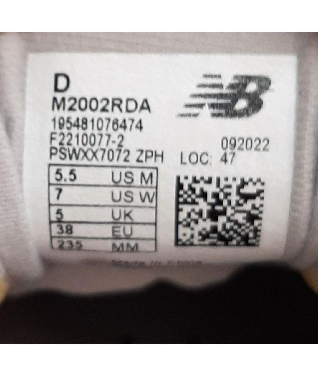 NEW BALANCE Серые замшевые низкие кроссовки / кеды, фото 7