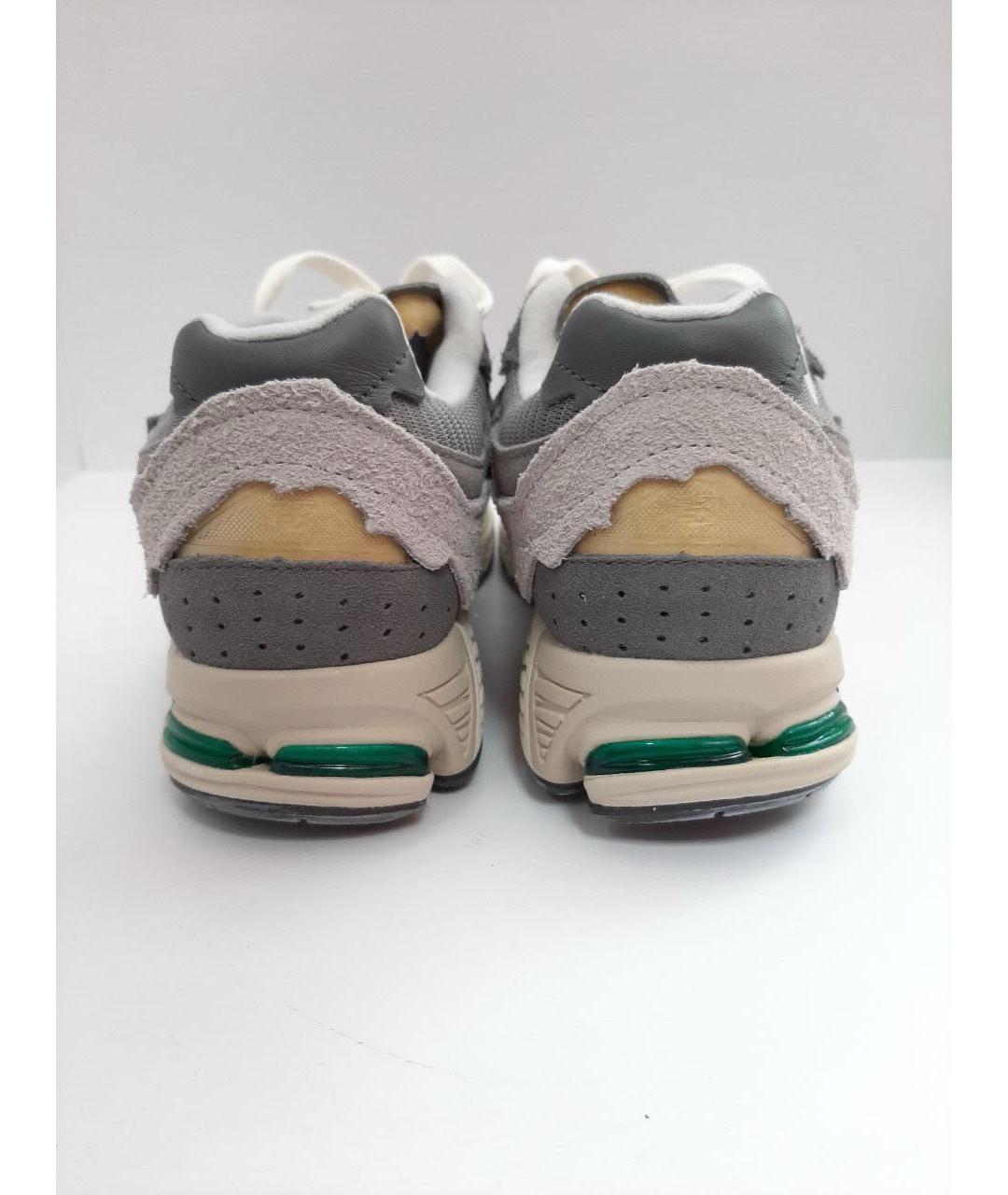 NEW BALANCE Серые замшевые низкие кроссовки / кеды, фото 4