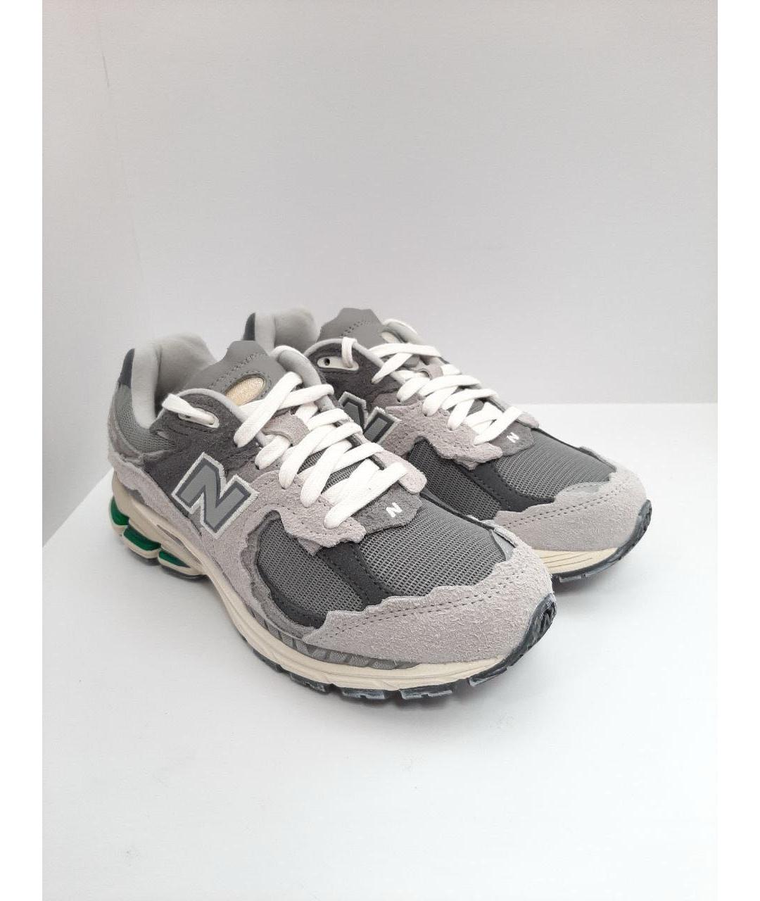 NEW BALANCE Серые замшевые низкие кроссовки / кеды, фото 6
