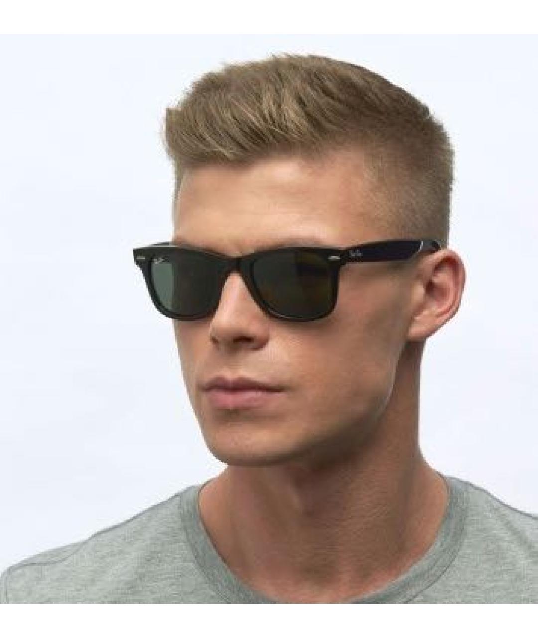 RAY BAN Черные солнцезащитные очки, фото 7