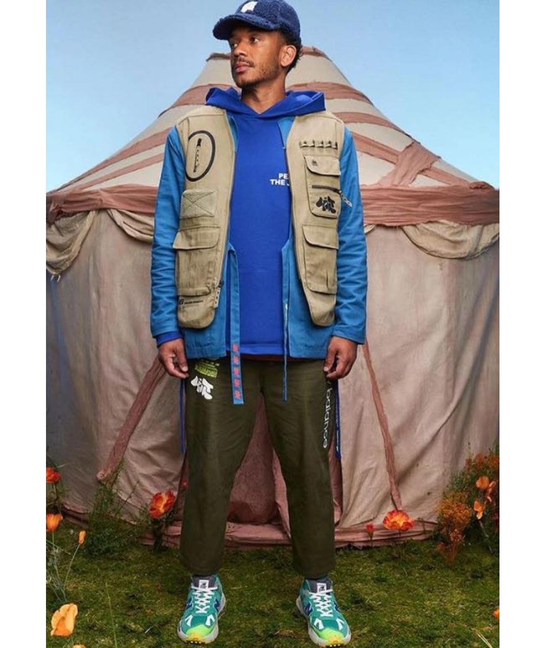 NEW BALANCE Хаки хлопковый жилет, фото 3