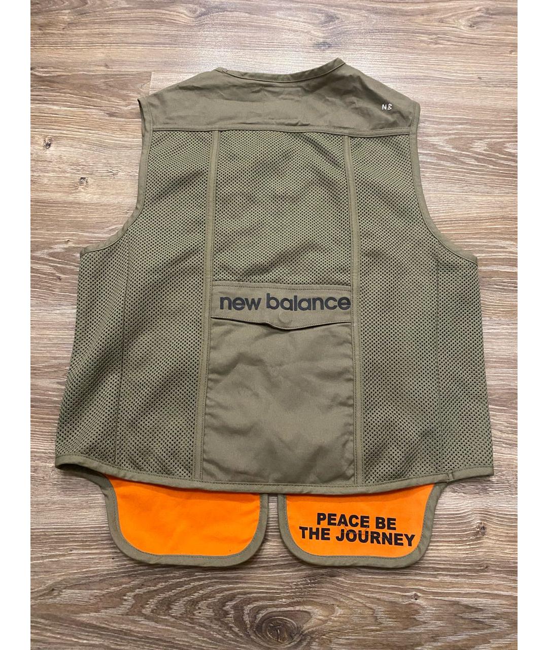 NEW BALANCE Хаки хлопковый жилет, фото 6