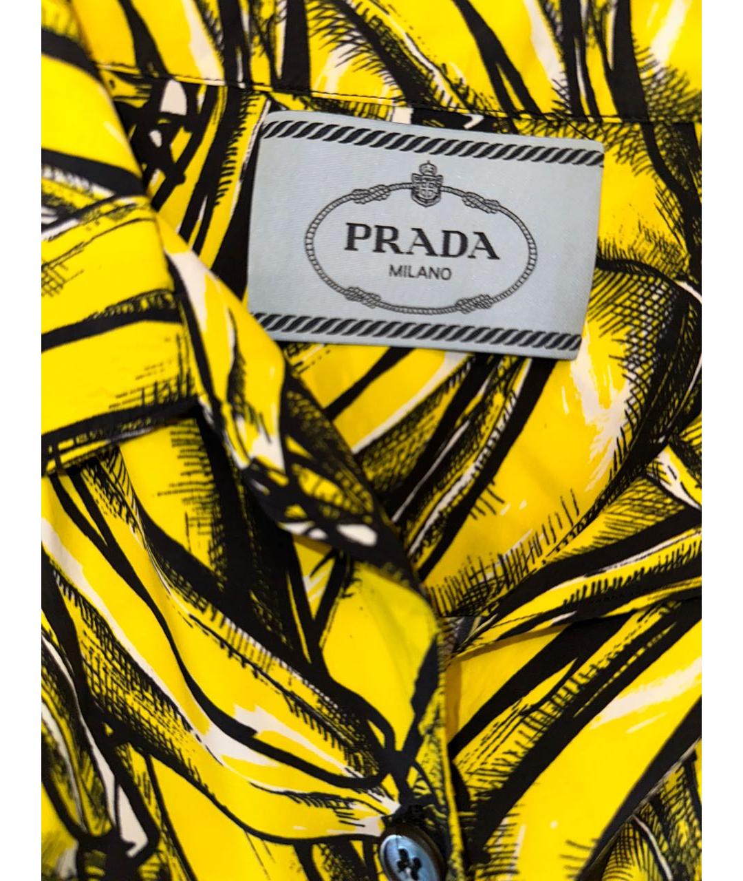 PRADA Мульти шелковая рубашка, фото 3