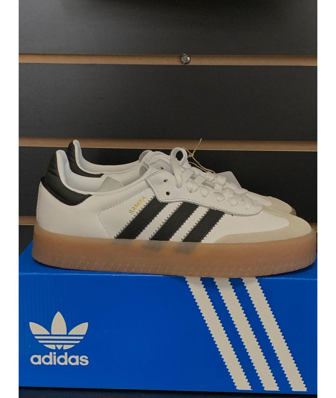 ADIDAS Белые кожаные кеды, фото 9