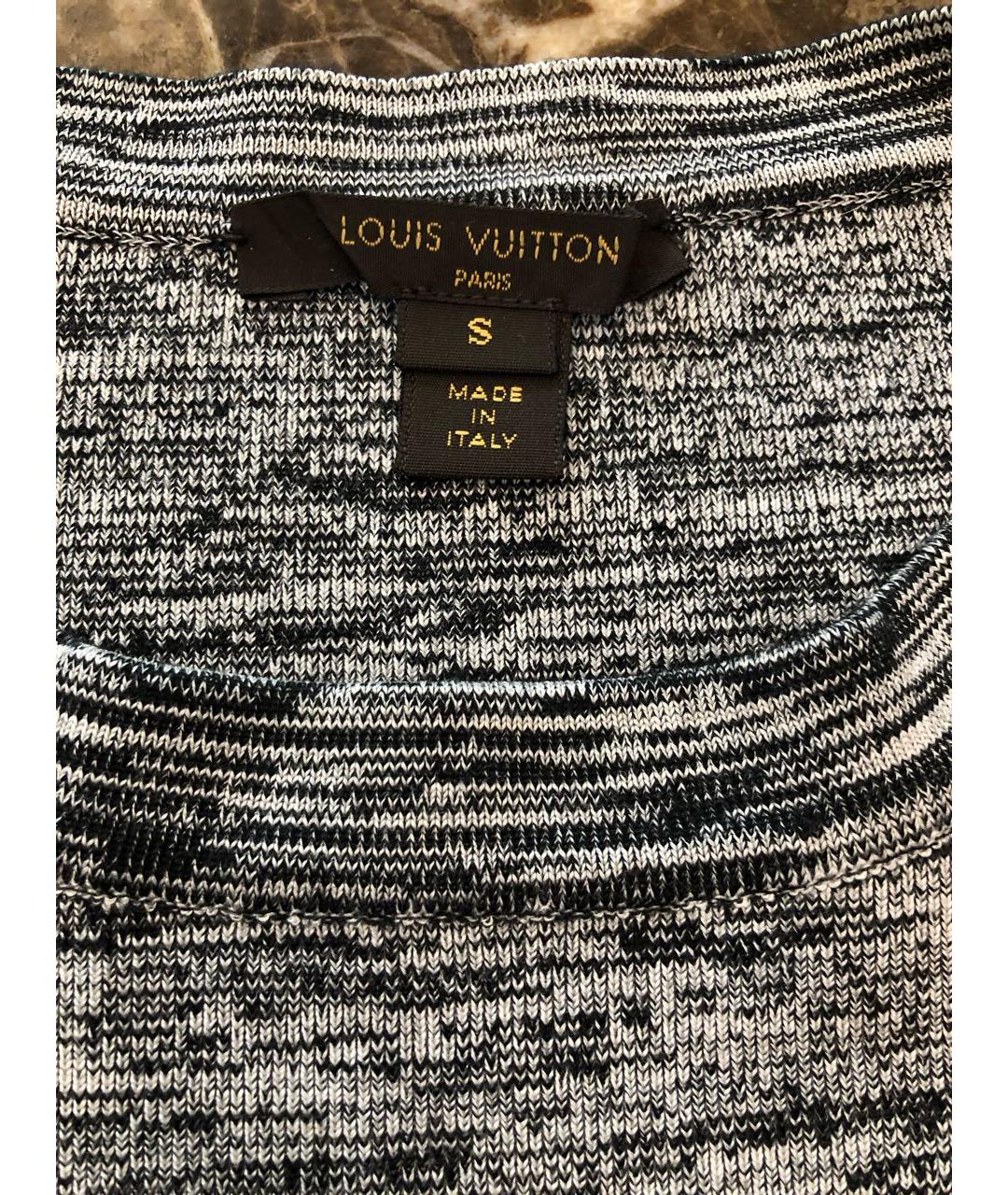 LOUIS VUITTON Серая футболка, фото 3