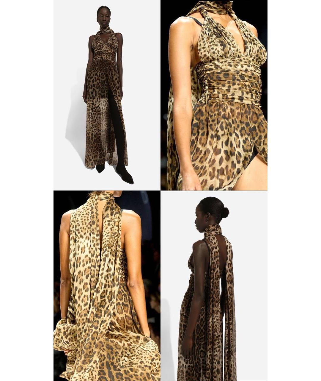 DOLCE&GABBANA Мульти вечернее платье, фото 4