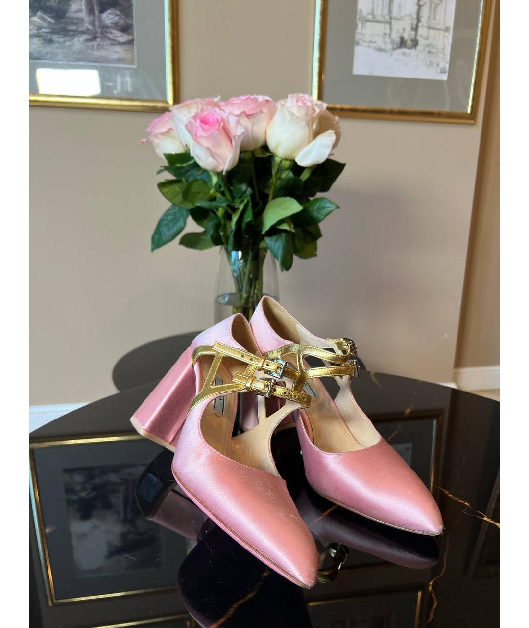 PRADA Розовые туфли, фото 7