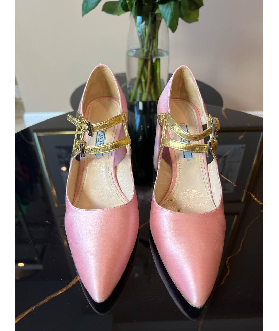 PRADA Розовые туфли, фото 3