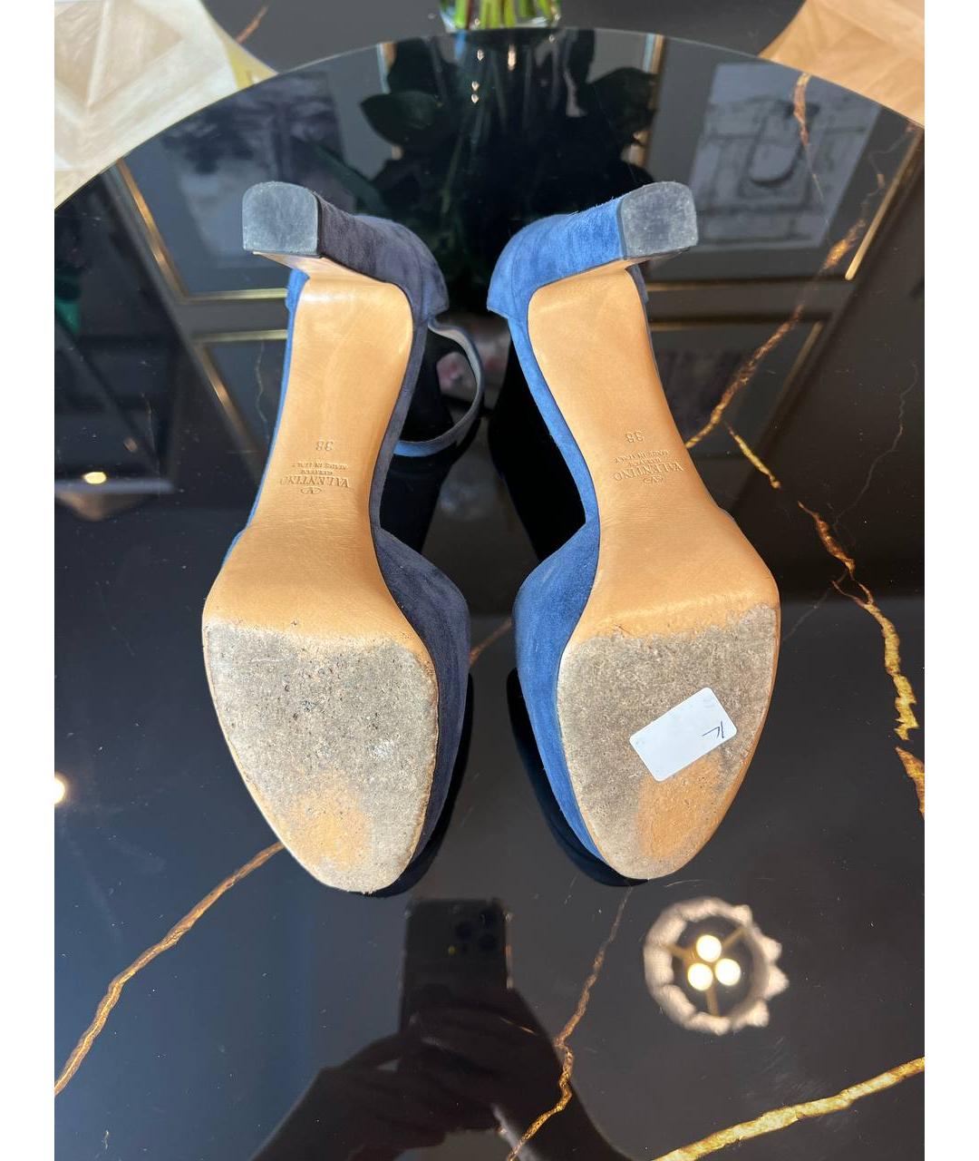 VALENTINO Синие туфли, фото 5