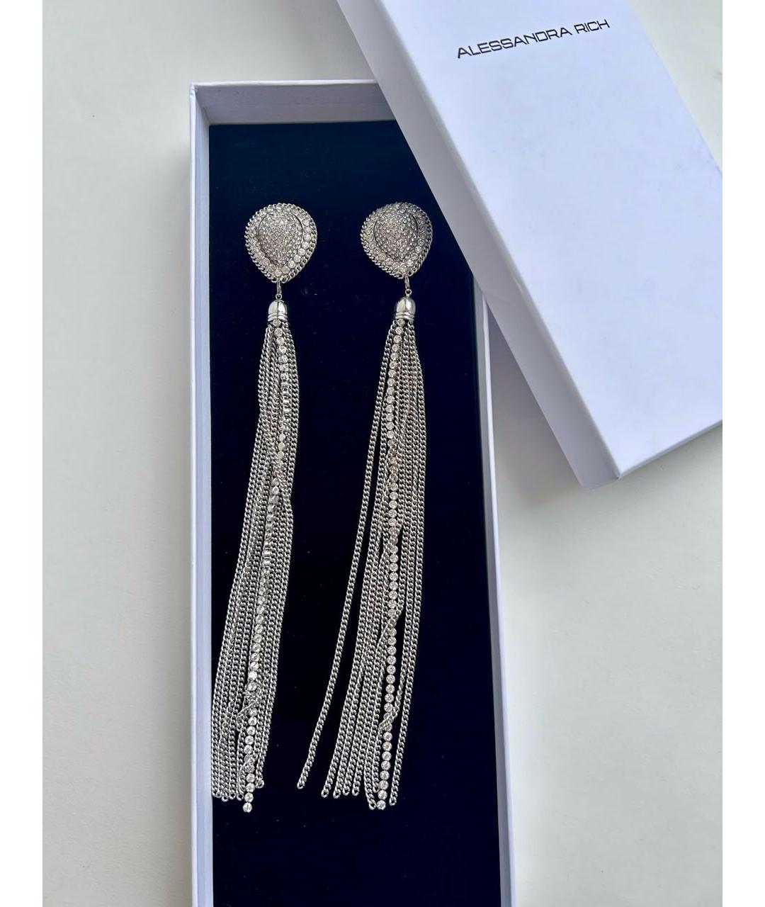 ALESSANDRA RICH Серебряные металлические серьги, фото 2