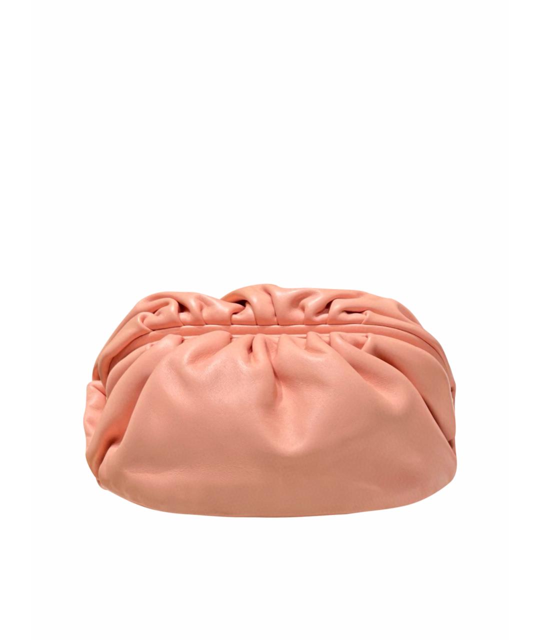 BOTTEGA VENETA Розовая кожаная сумка через плечо, фото 1