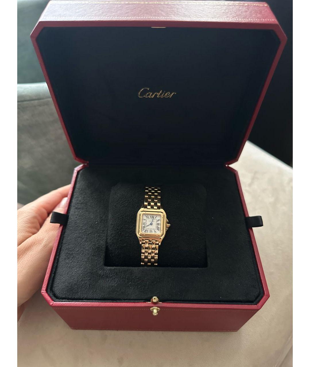 CARTIER Золотые часы из желтого золота, фото 3