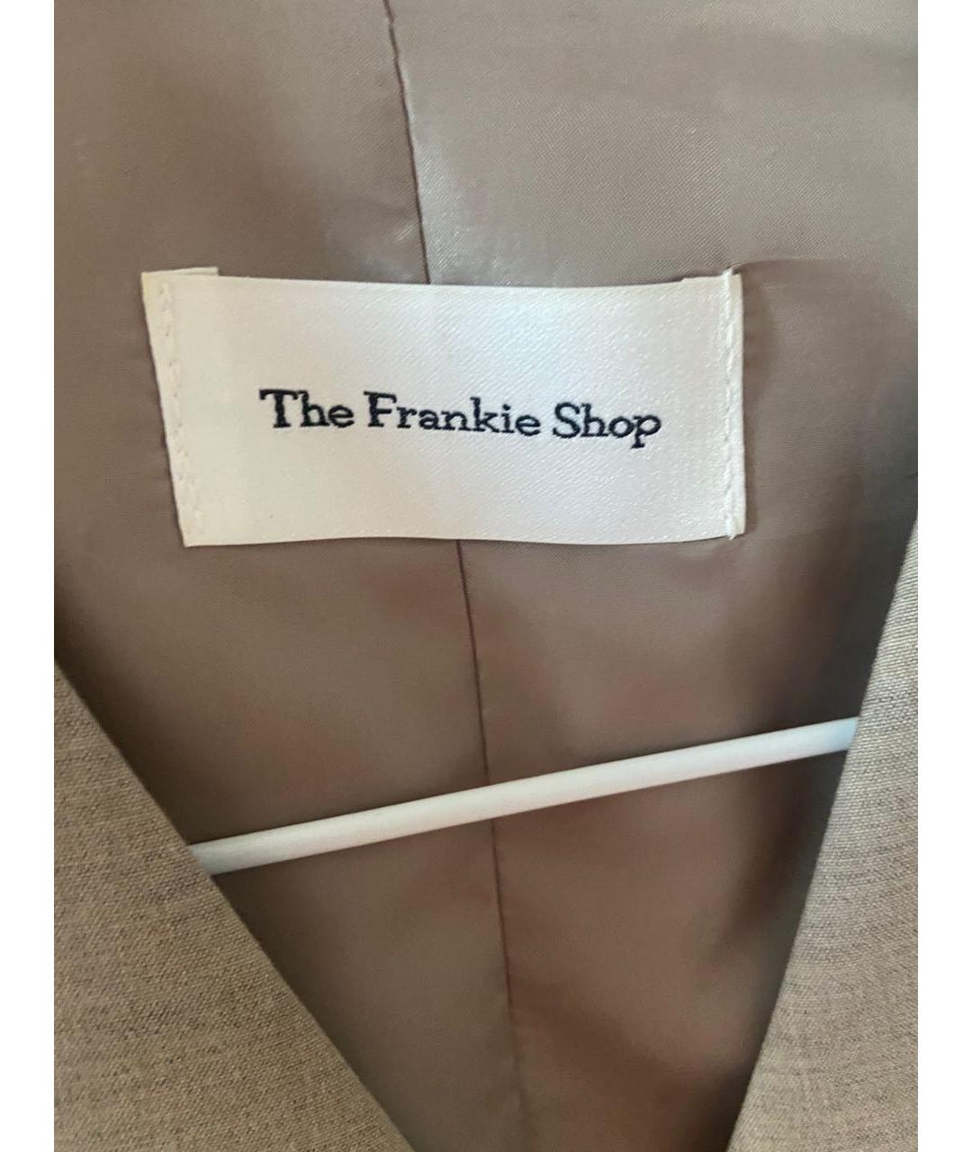 THE FRANKIE SHOP Бежевый жилет, фото 5