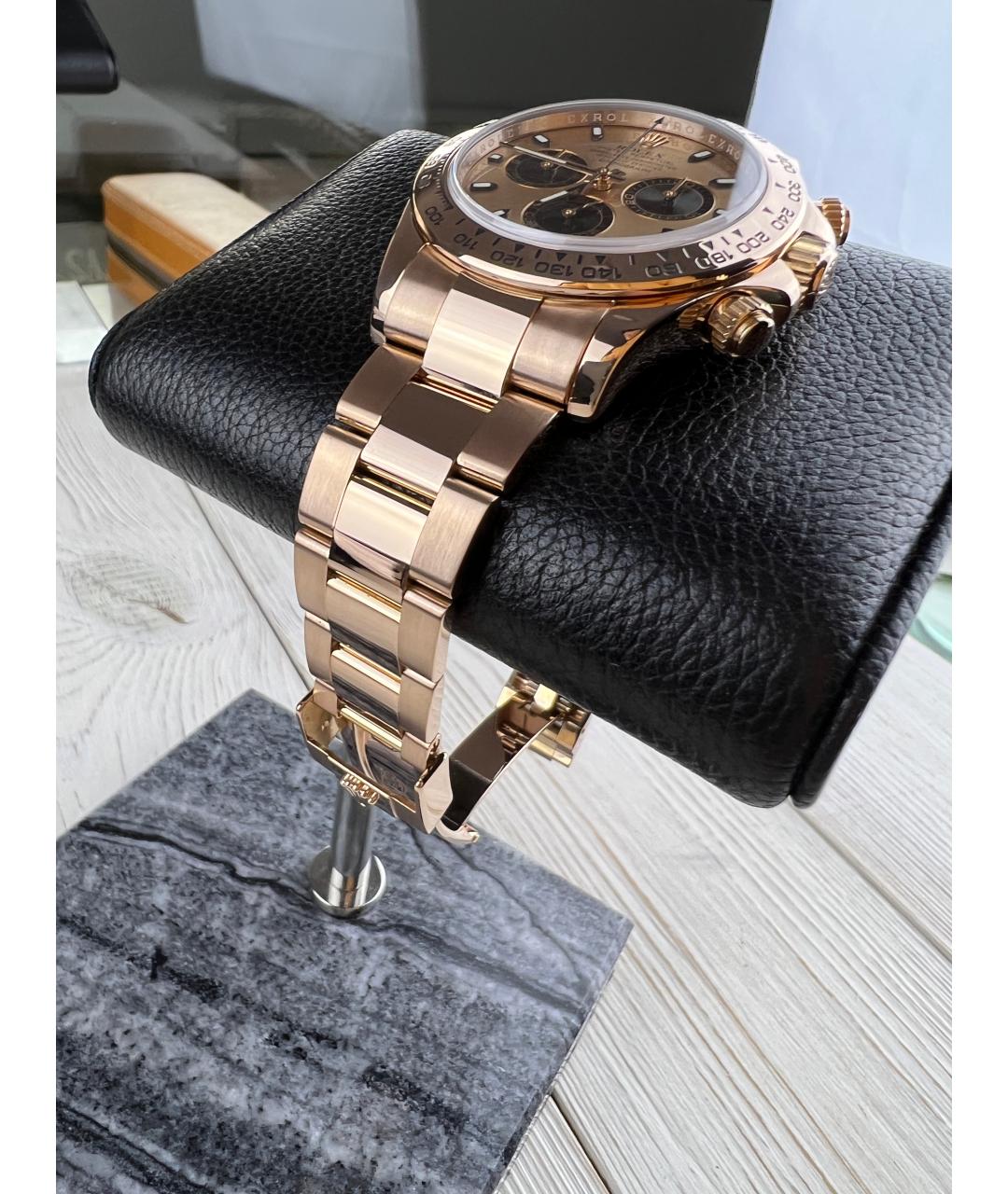 ROLEX Золотые часы из розового золота, фото 4