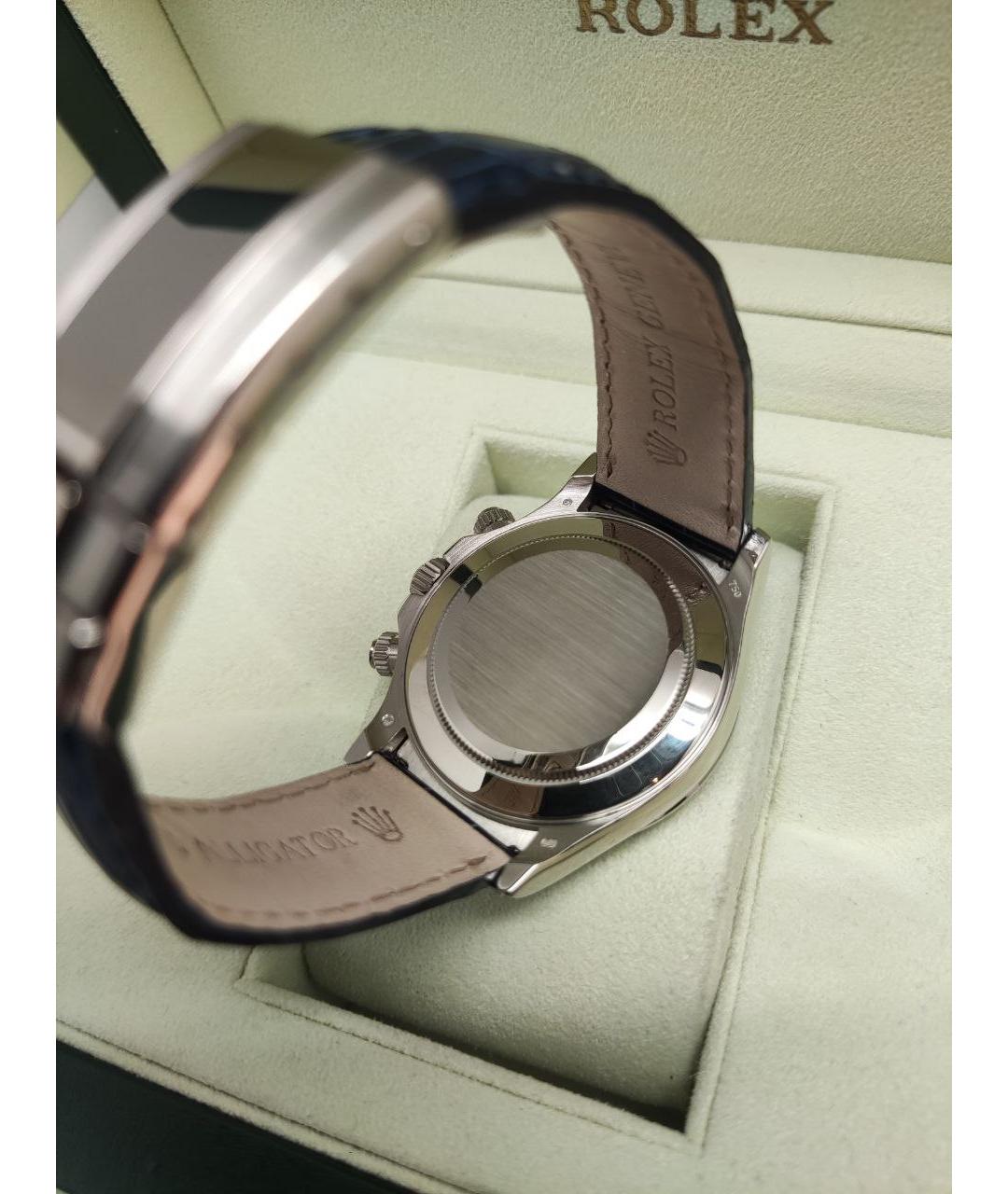 ROLEX Синие часы из белого золота, фото 7