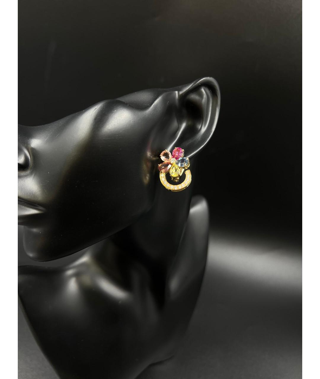 BVLGARI Золотые серьги из желтого золота, фото 6