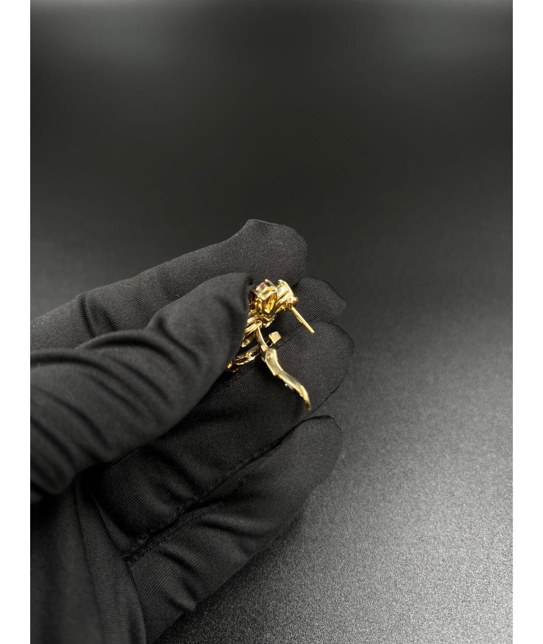 BVLGARI Золотые серьги из желтого золота, фото 4