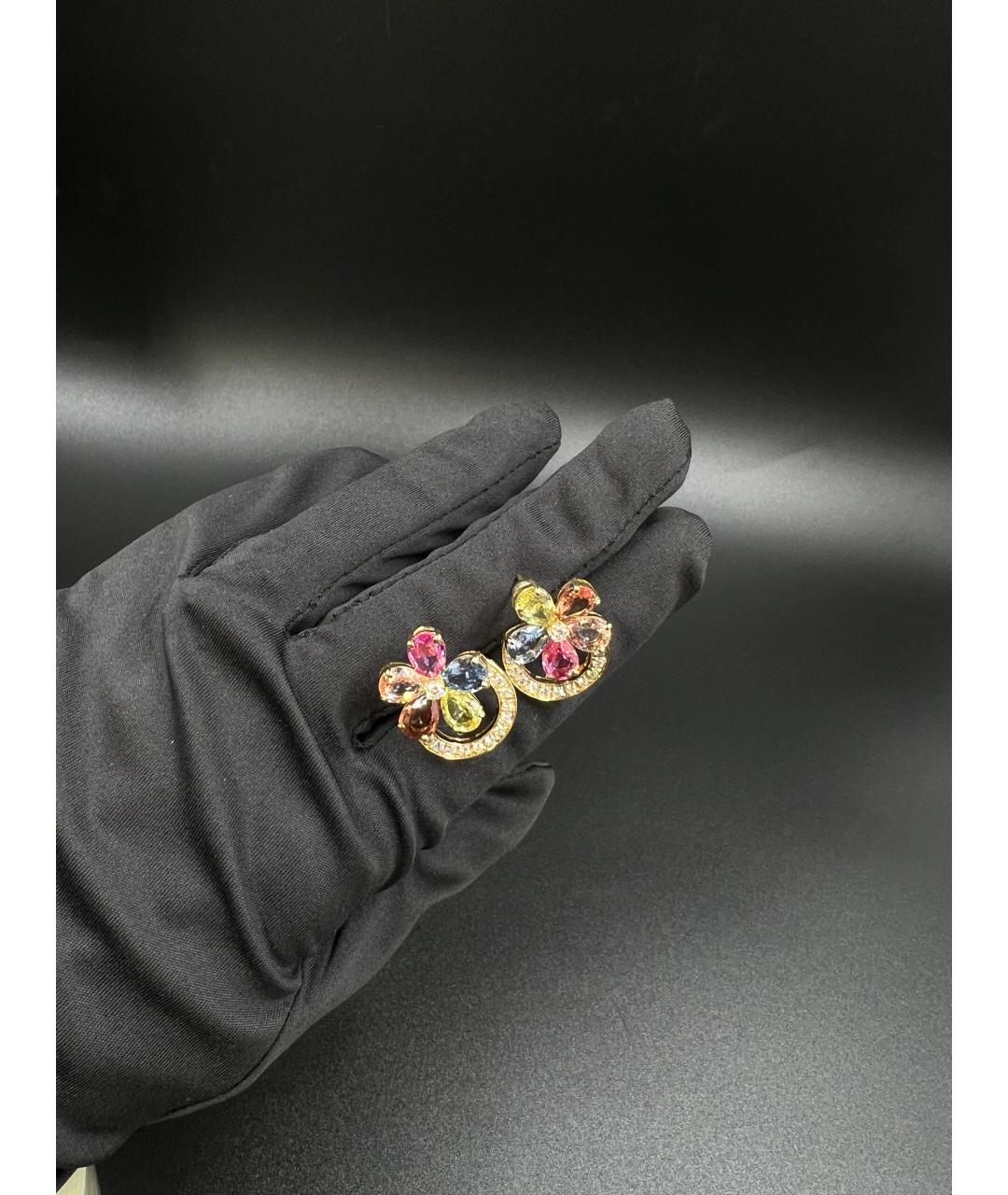 BVLGARI Золотые серьги из желтого золота, фото 2