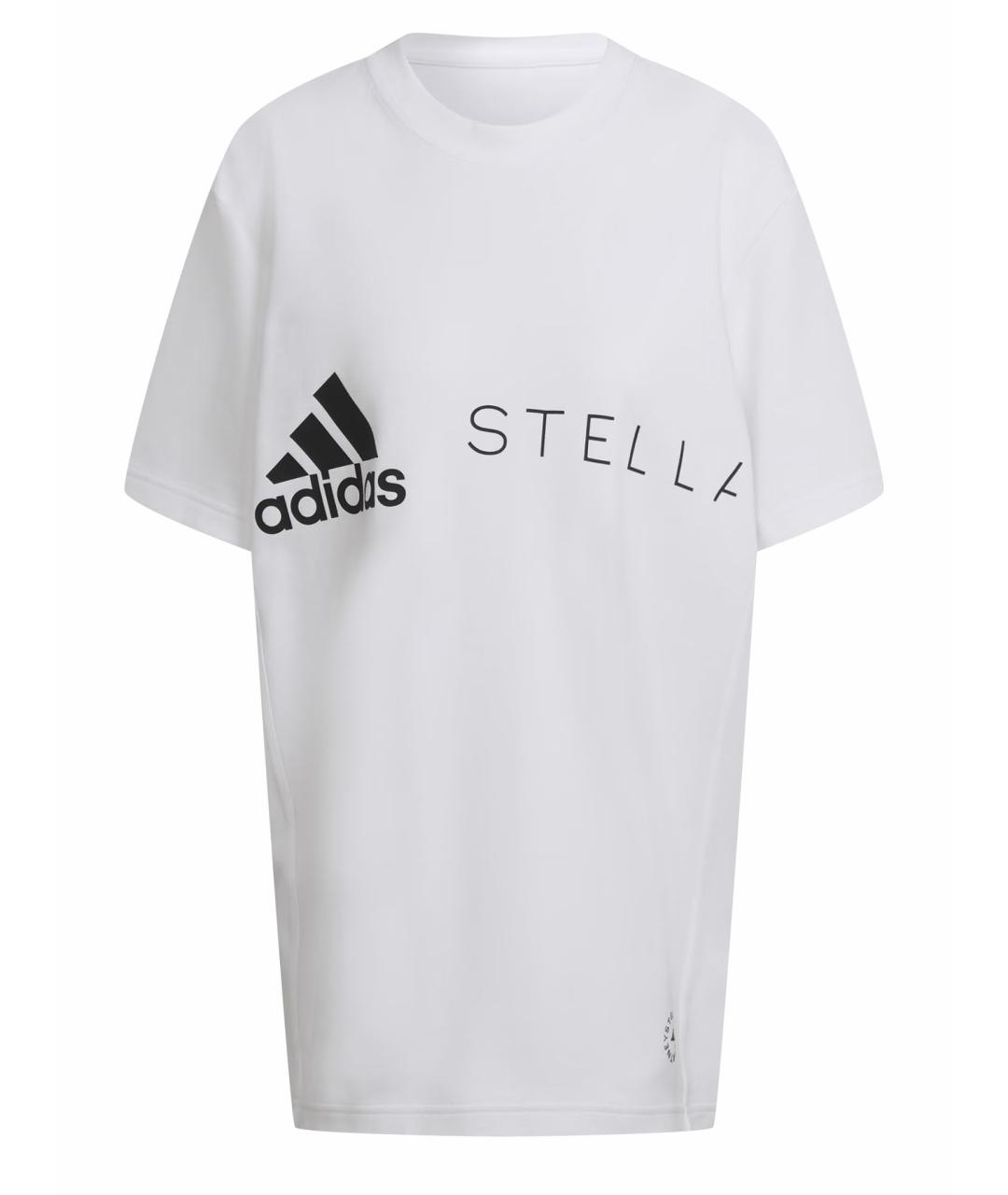 ADIDAS BY STELLA MCCARTNEY Белая хлопковая футболка, фото 1