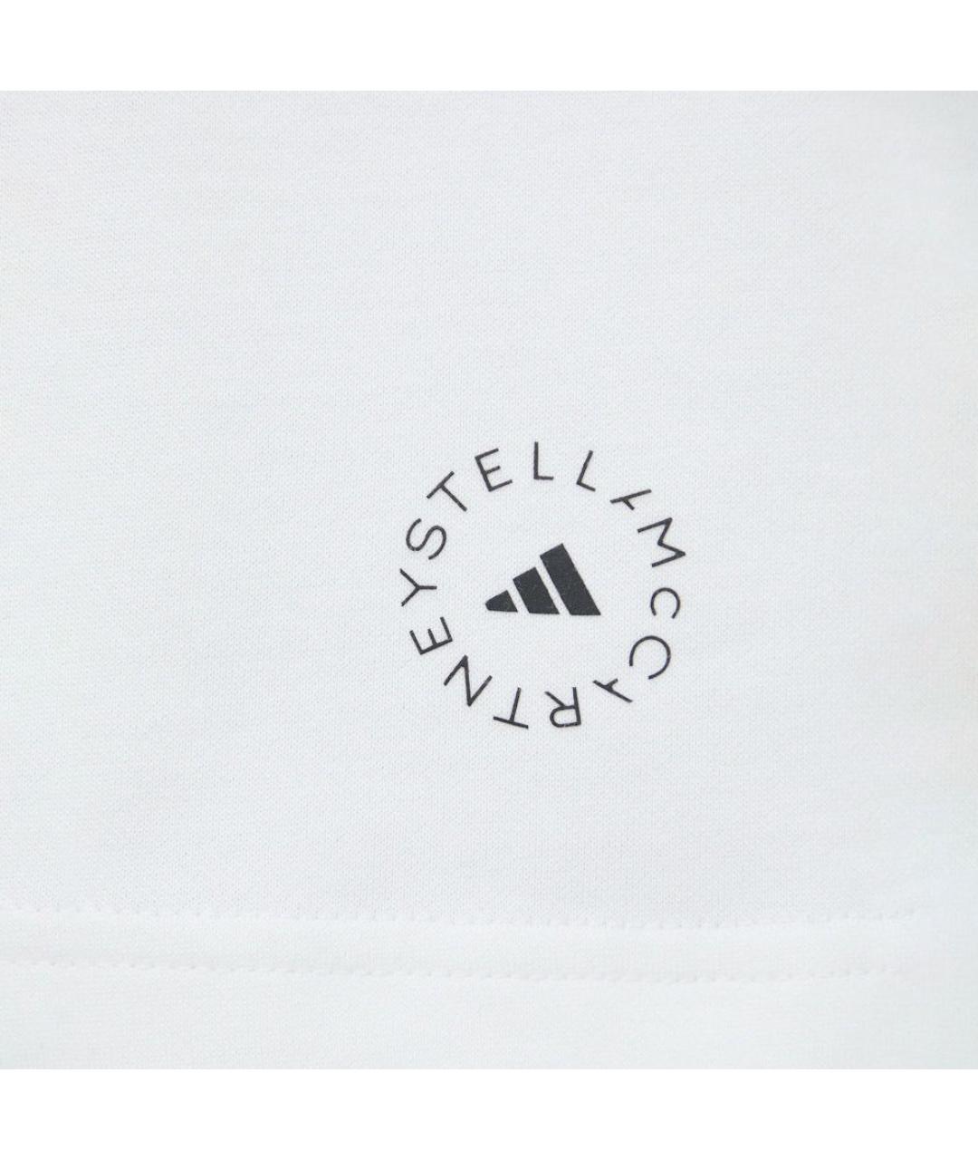 ADIDAS BY STELLA MCCARTNEY Белая хлопковая футболка, фото 7