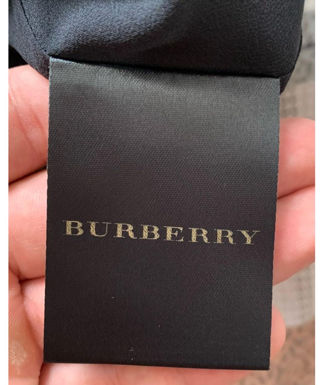 BURBERRY Мульти шелковое повседневное платье, фото 7