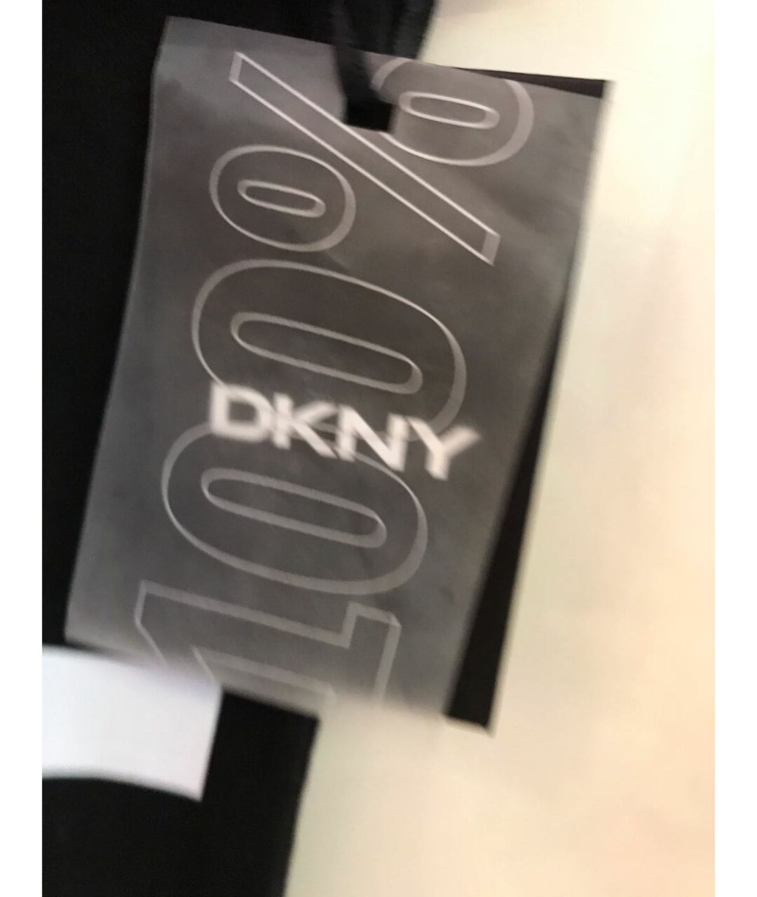 DKNY Черное хлопко-эластановое повседневное платье, фото 5