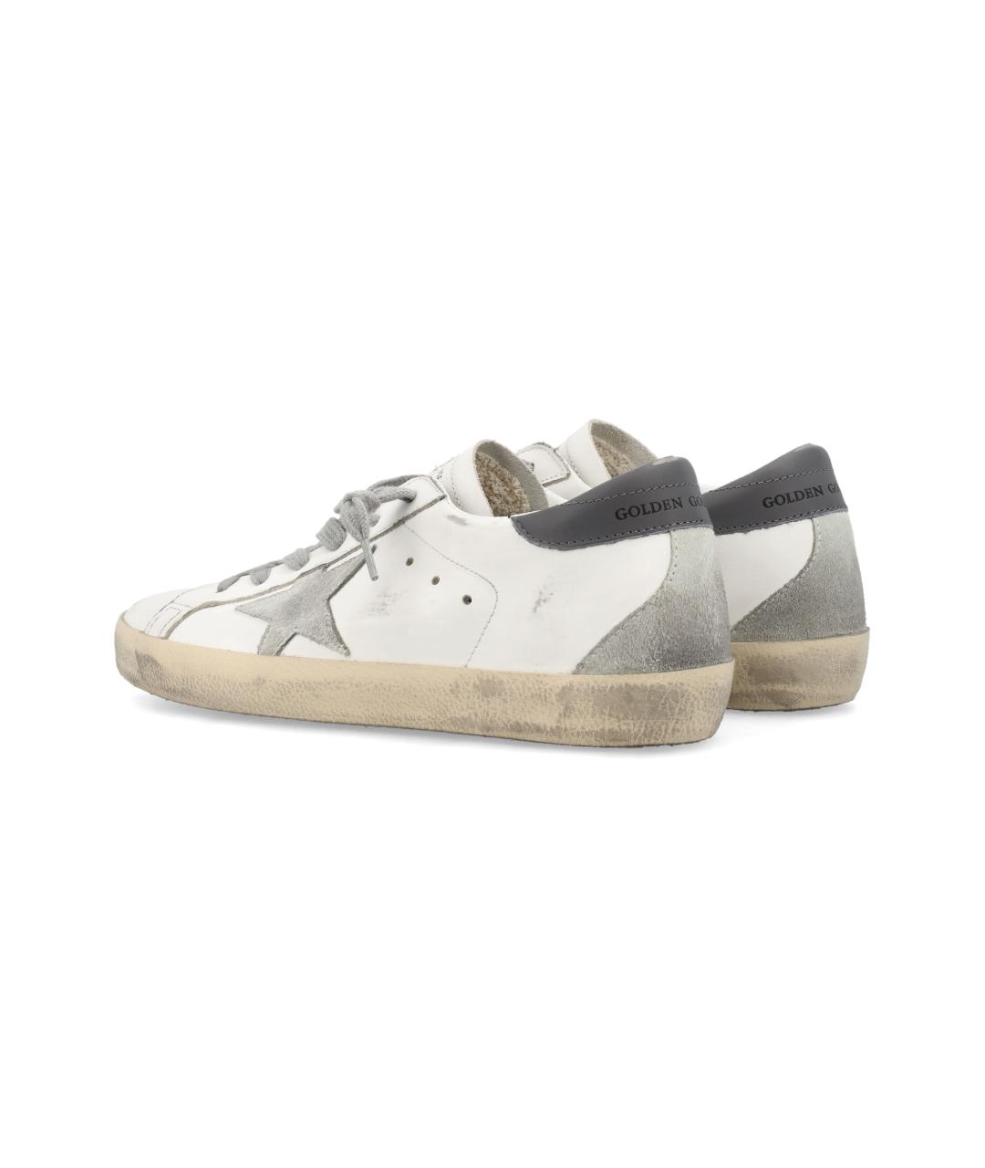 GOLDEN GOOSE DELUXE BRAND Белые кожаные кеды, фото 4