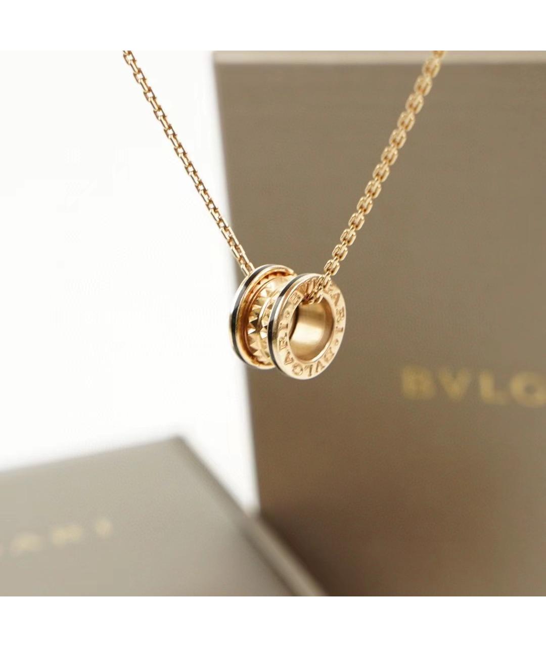 BVLGARI Золотое колье из розового золота, фото 6