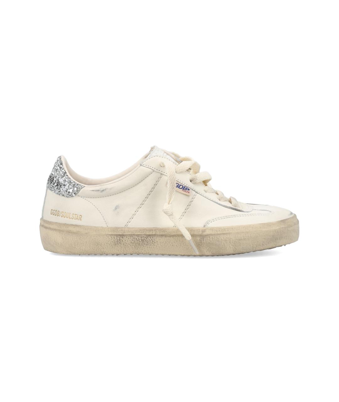 GOLDEN GOOSE DELUXE BRAND Белые кожаные кеды, фото 1