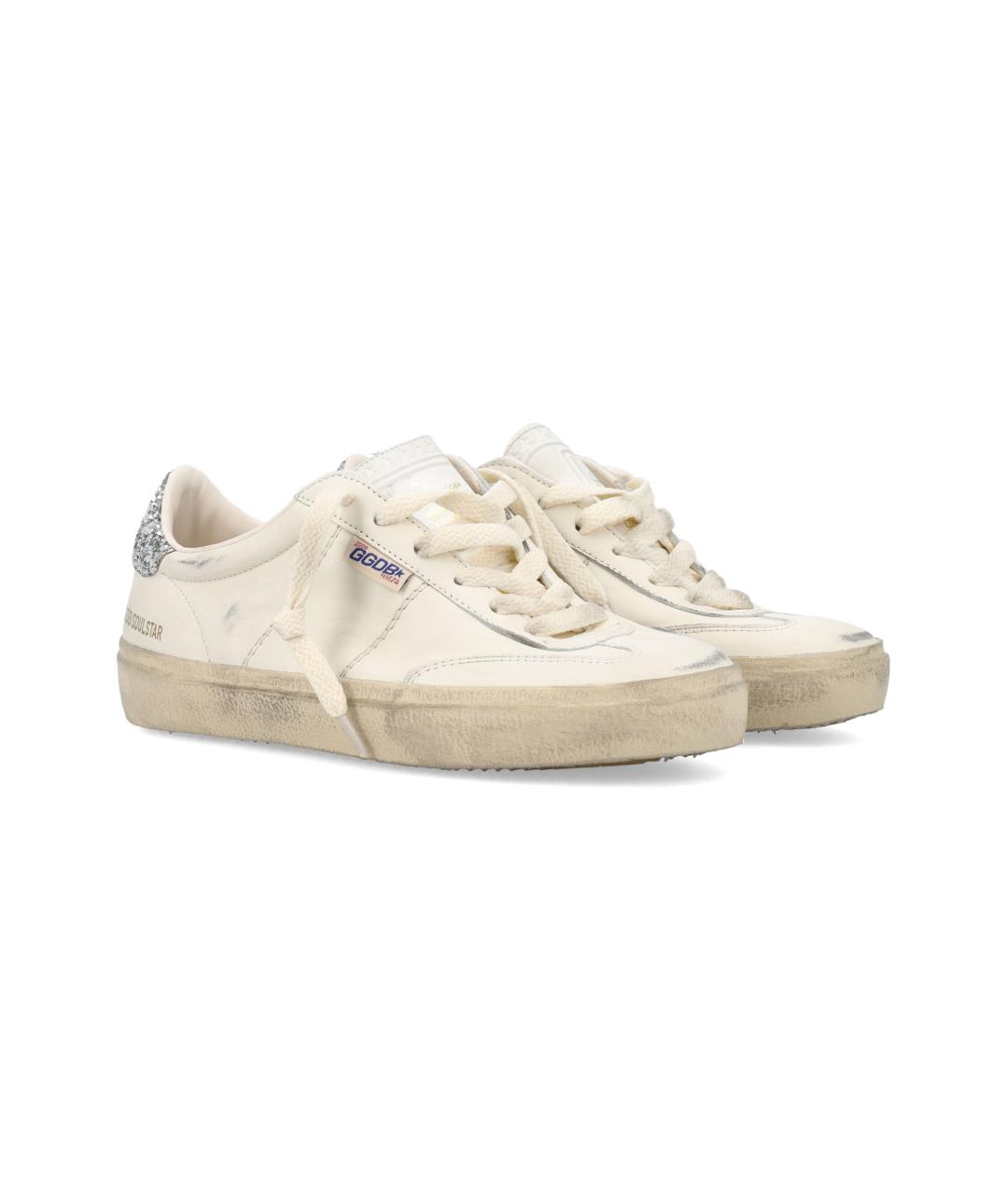 GOLDEN GOOSE DELUXE BRAND Белые кожаные кеды, фото 2