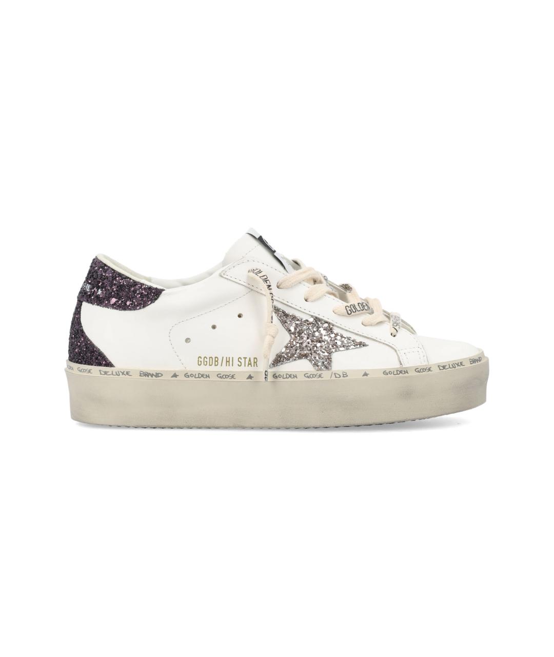 GOLDEN GOOSE DELUXE BRAND Белые кожаные кеды, фото 1