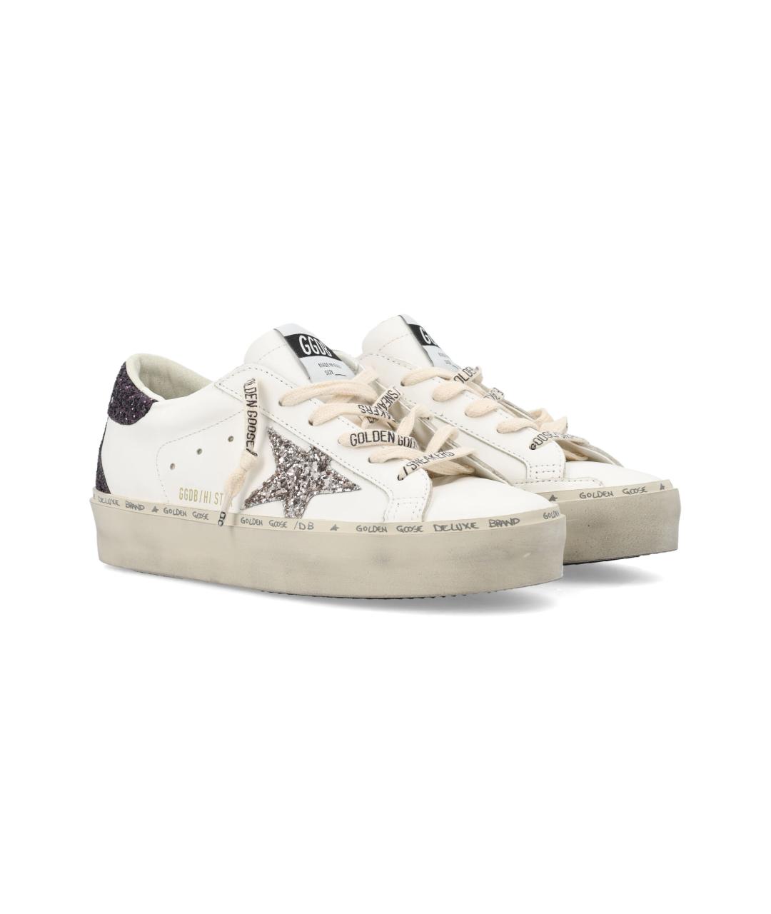 GOLDEN GOOSE DELUXE BRAND Белые кожаные кеды, фото 2