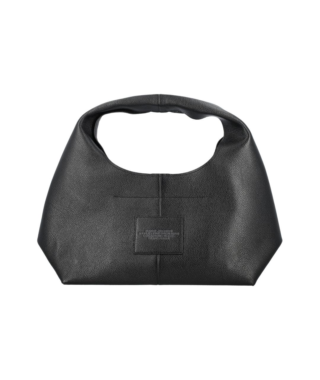 MARC JACOBS Черная кожаная сумка с короткими ручками, фото 4