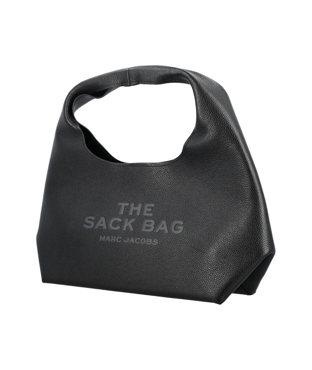 MARC JACOBS Черная кожаная сумка с короткими ручками, фото 3