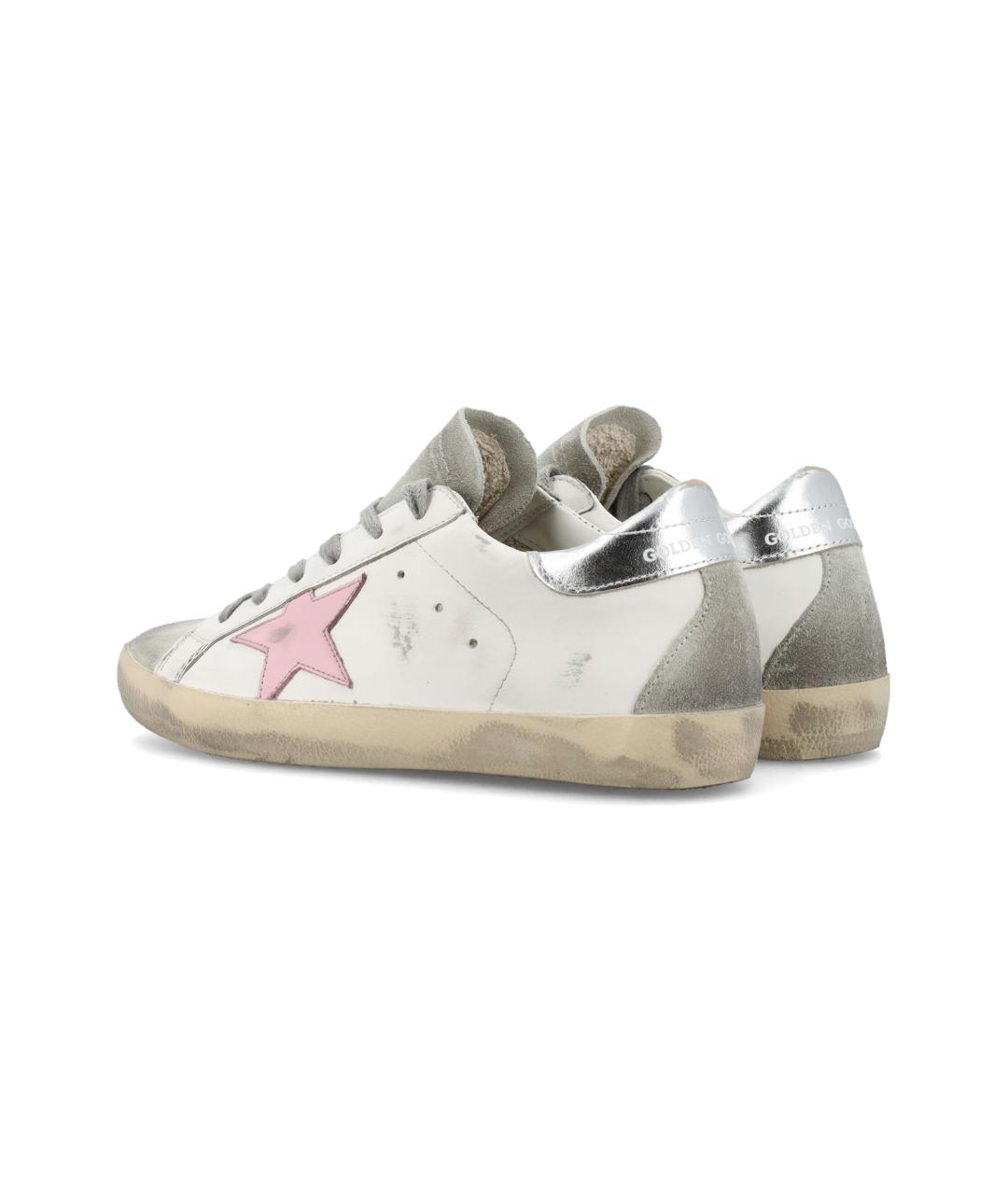 GOLDEN GOOSE DELUXE BRAND Белые кожаные кеды, фото 4