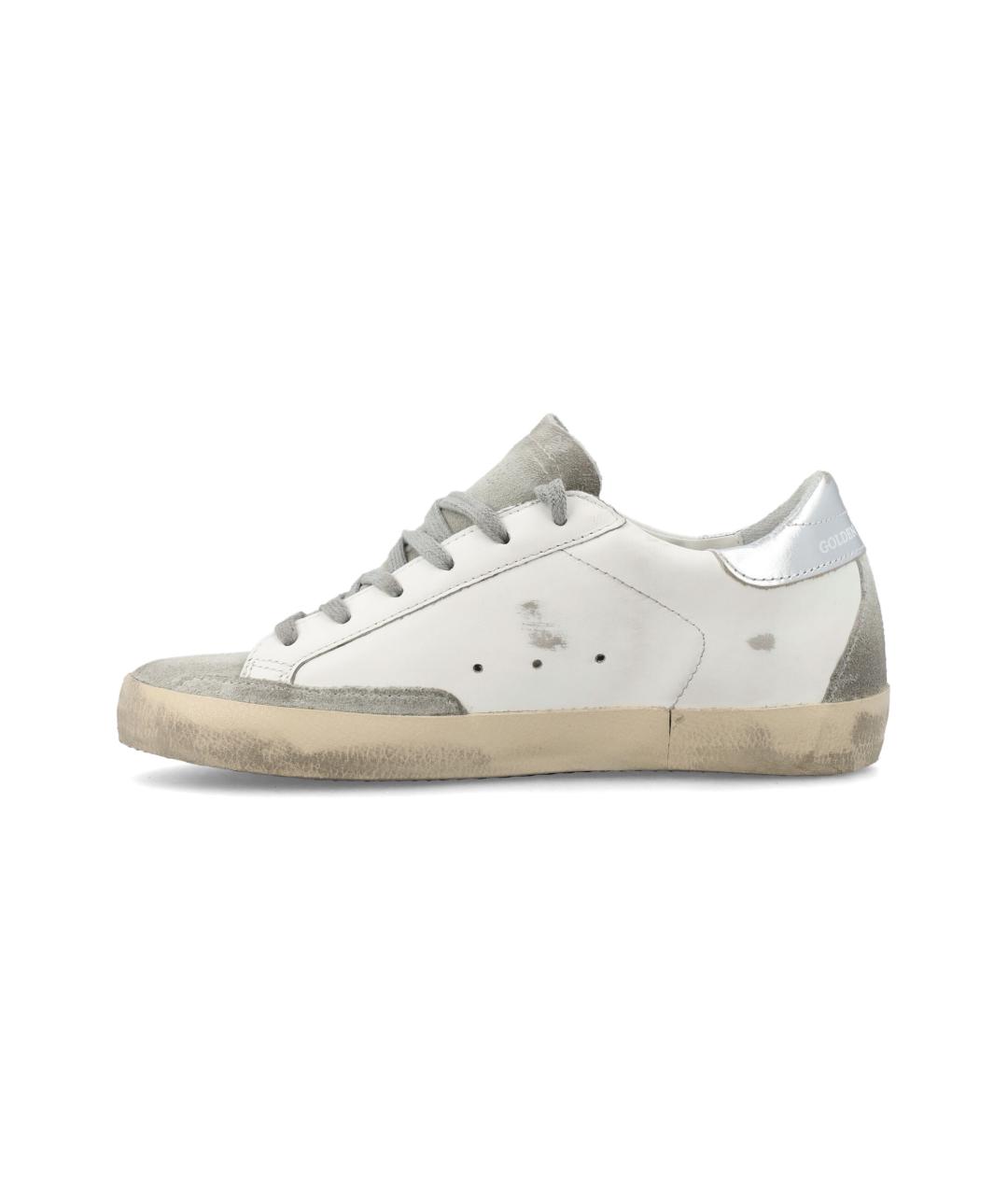 GOLDEN GOOSE DELUXE BRAND Белые кожаные кеды, фото 3