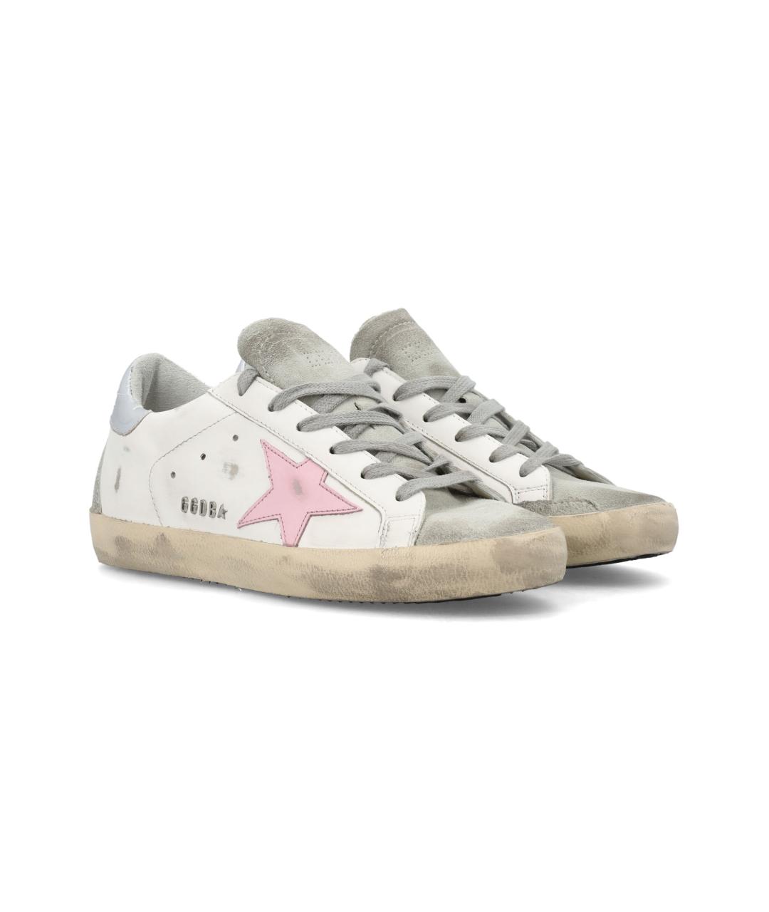 GOLDEN GOOSE DELUXE BRAND Белые кожаные кеды, фото 2