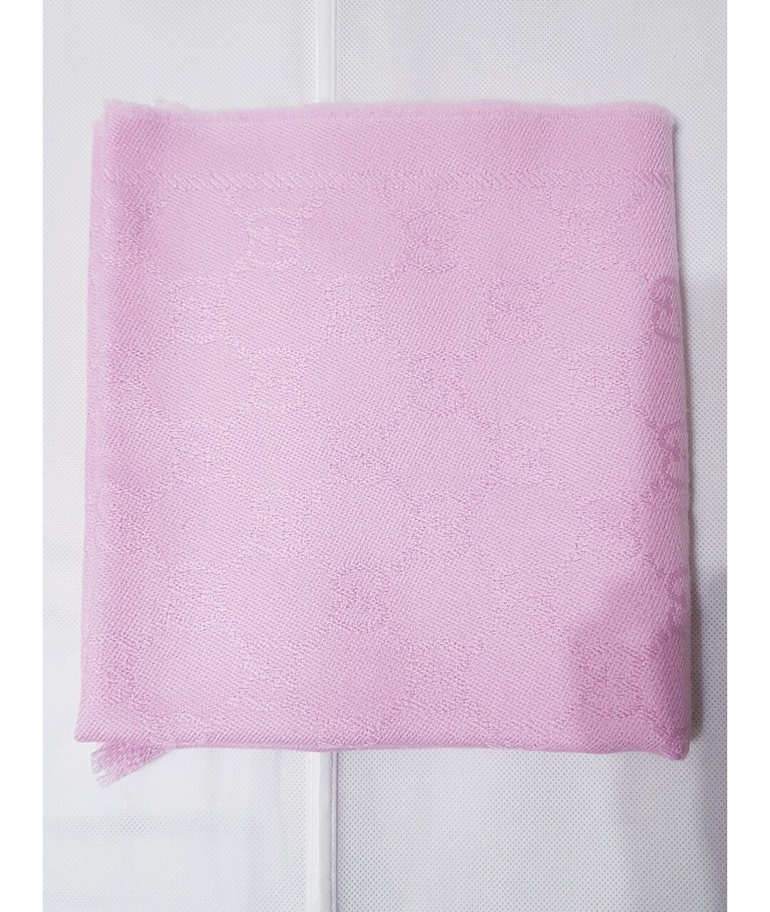 GUCCI Розовый шерстяной шарф, фото 5