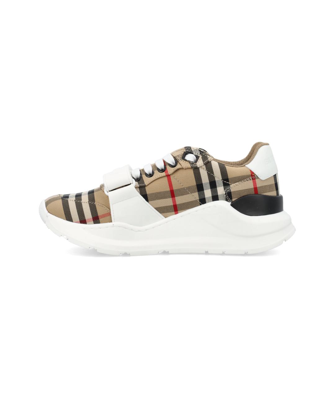 BURBERRY Бежевые кроссовки, фото 3
