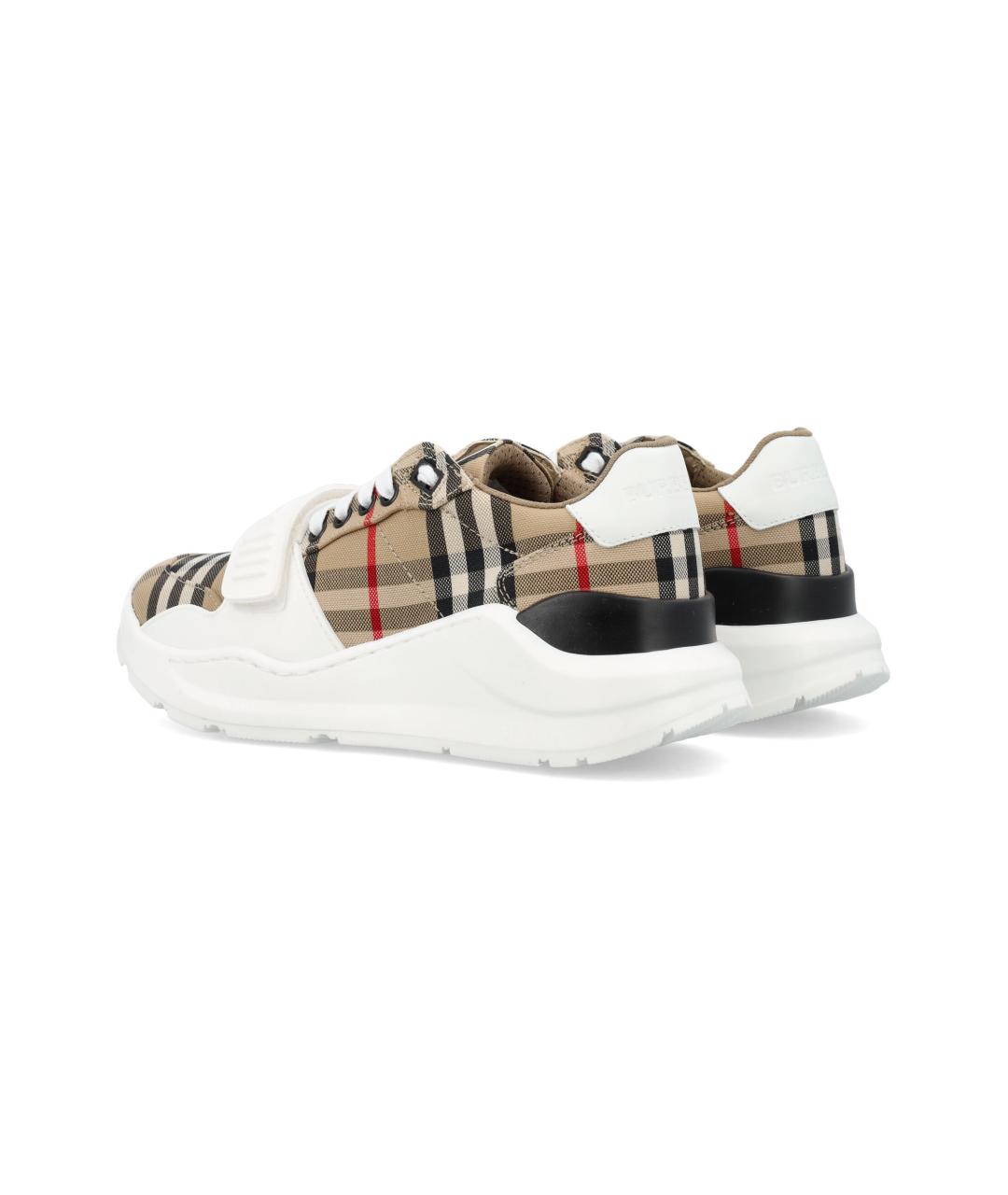 BURBERRY Бежевые кроссовки, фото 4