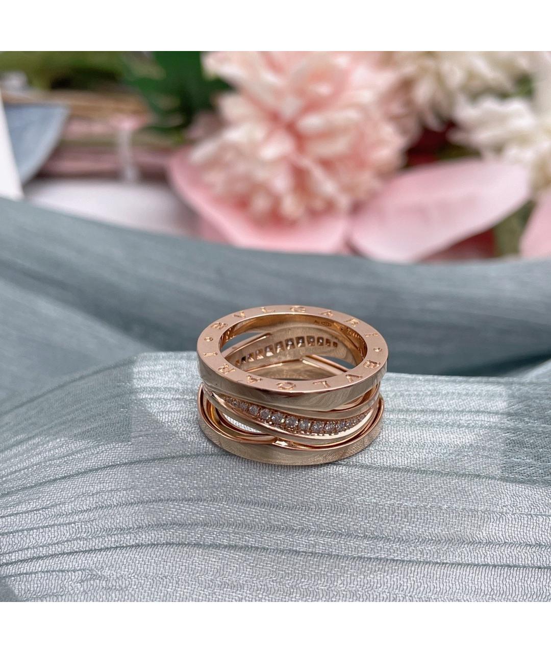 BVLGARI Золотое кольцо из розового золота, фото 7