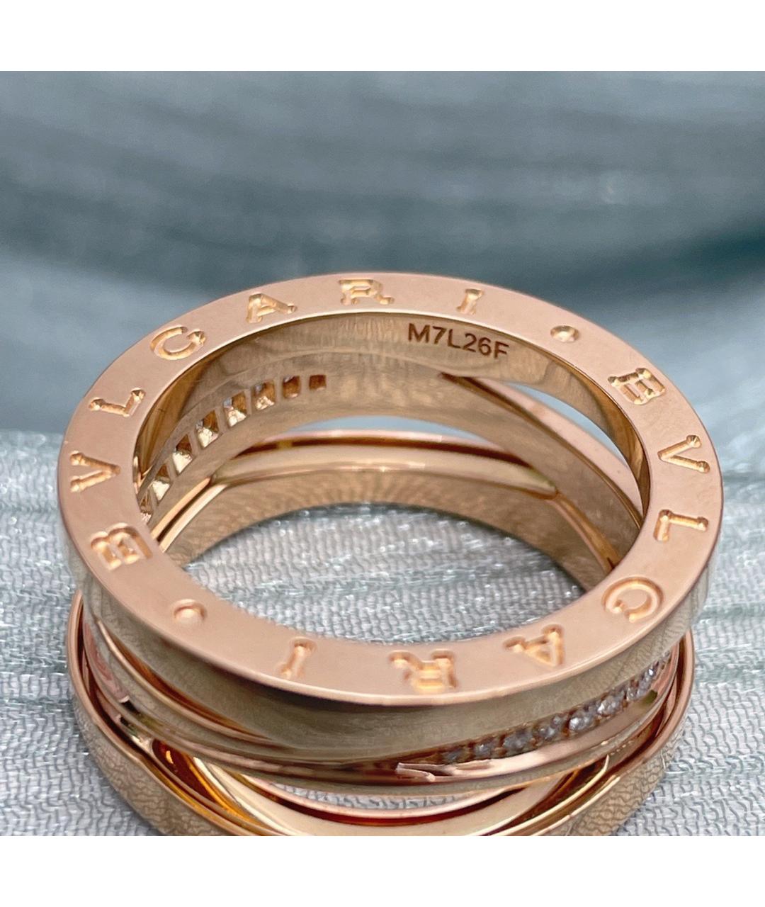 BVLGARI Золотое кольцо из розового золота, фото 6