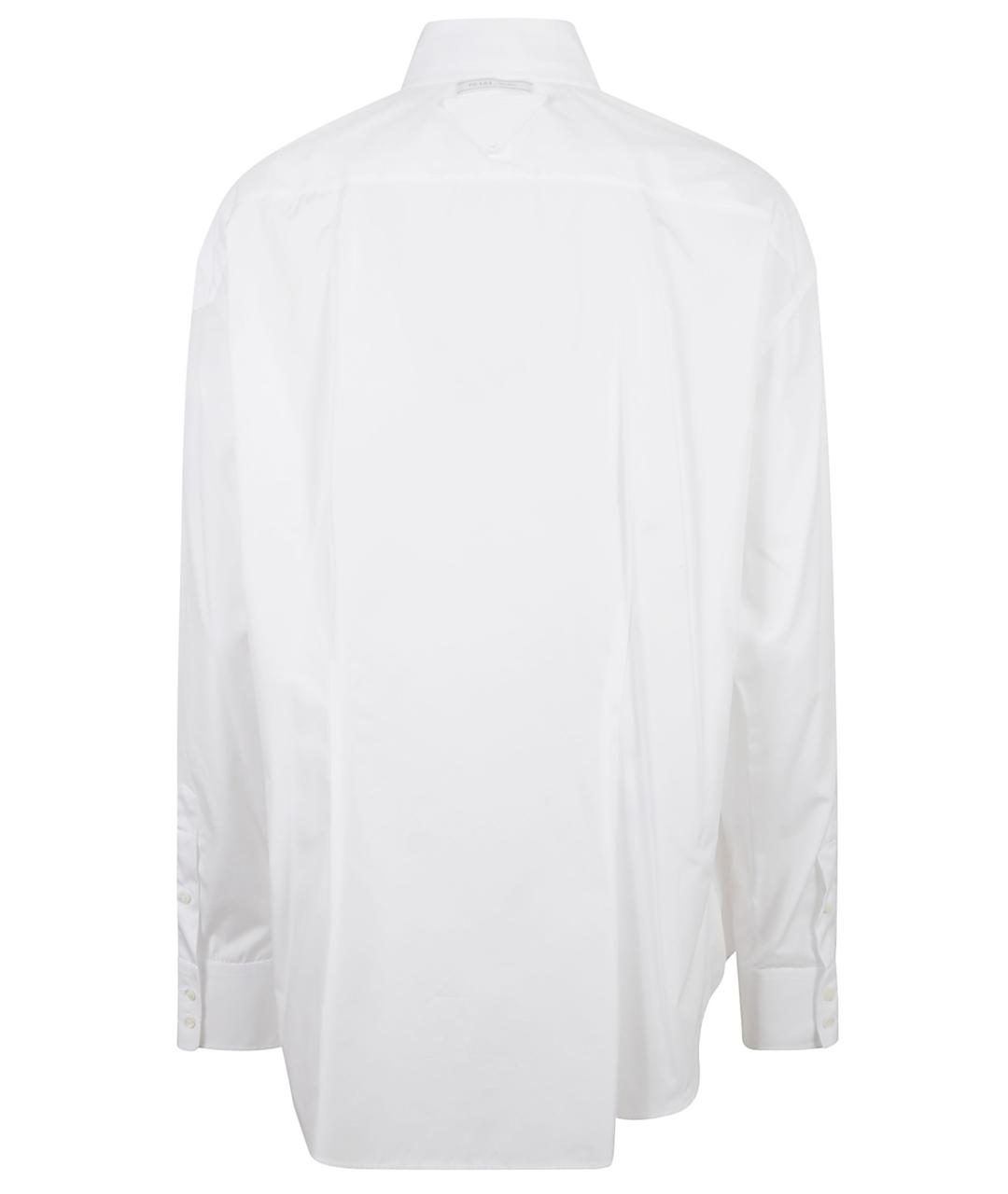 PRADA Белая хлопковая рубашка, фото 2