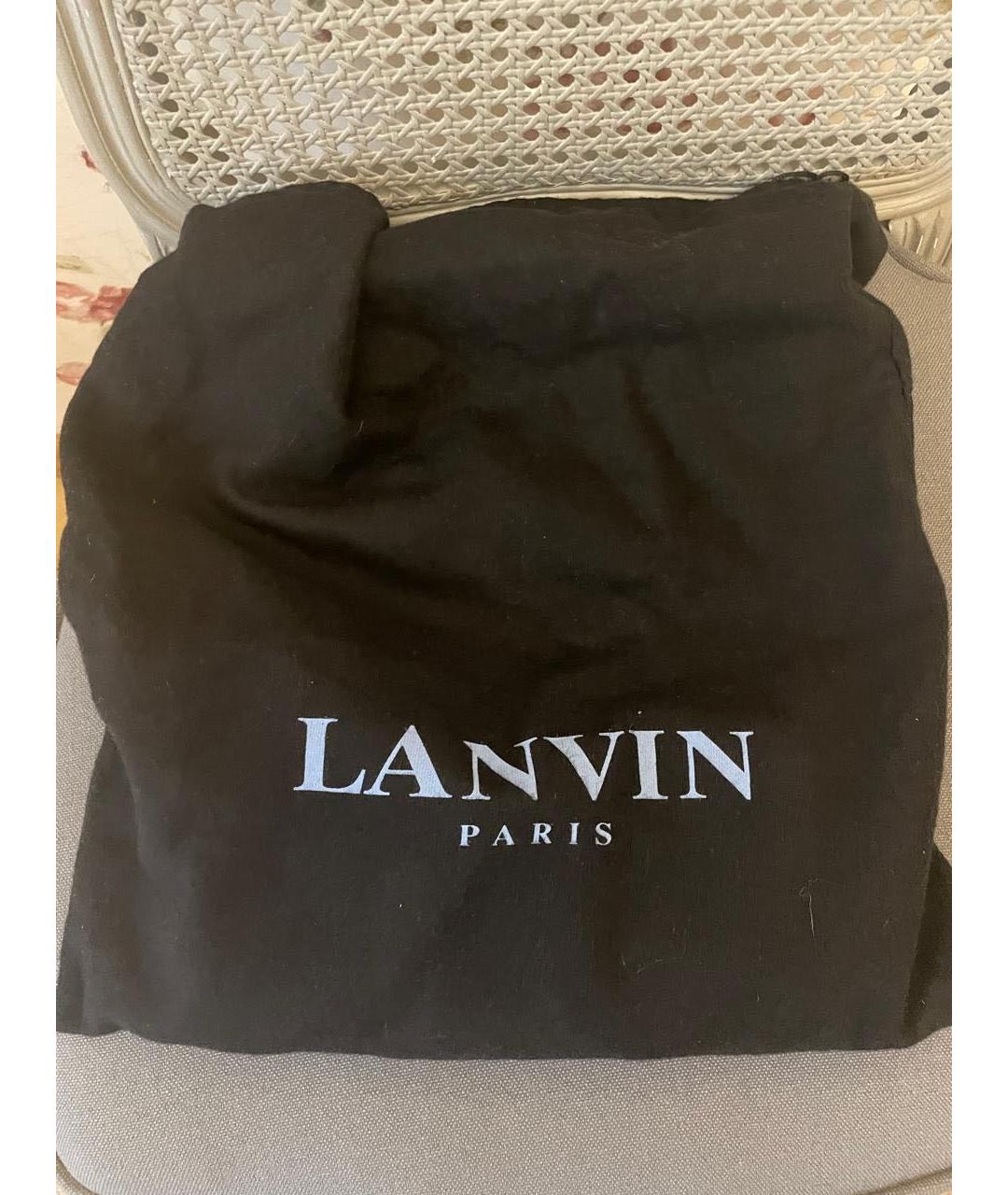 LANVIN Сумка с короткими ручками из лакированной кожи, фото 8