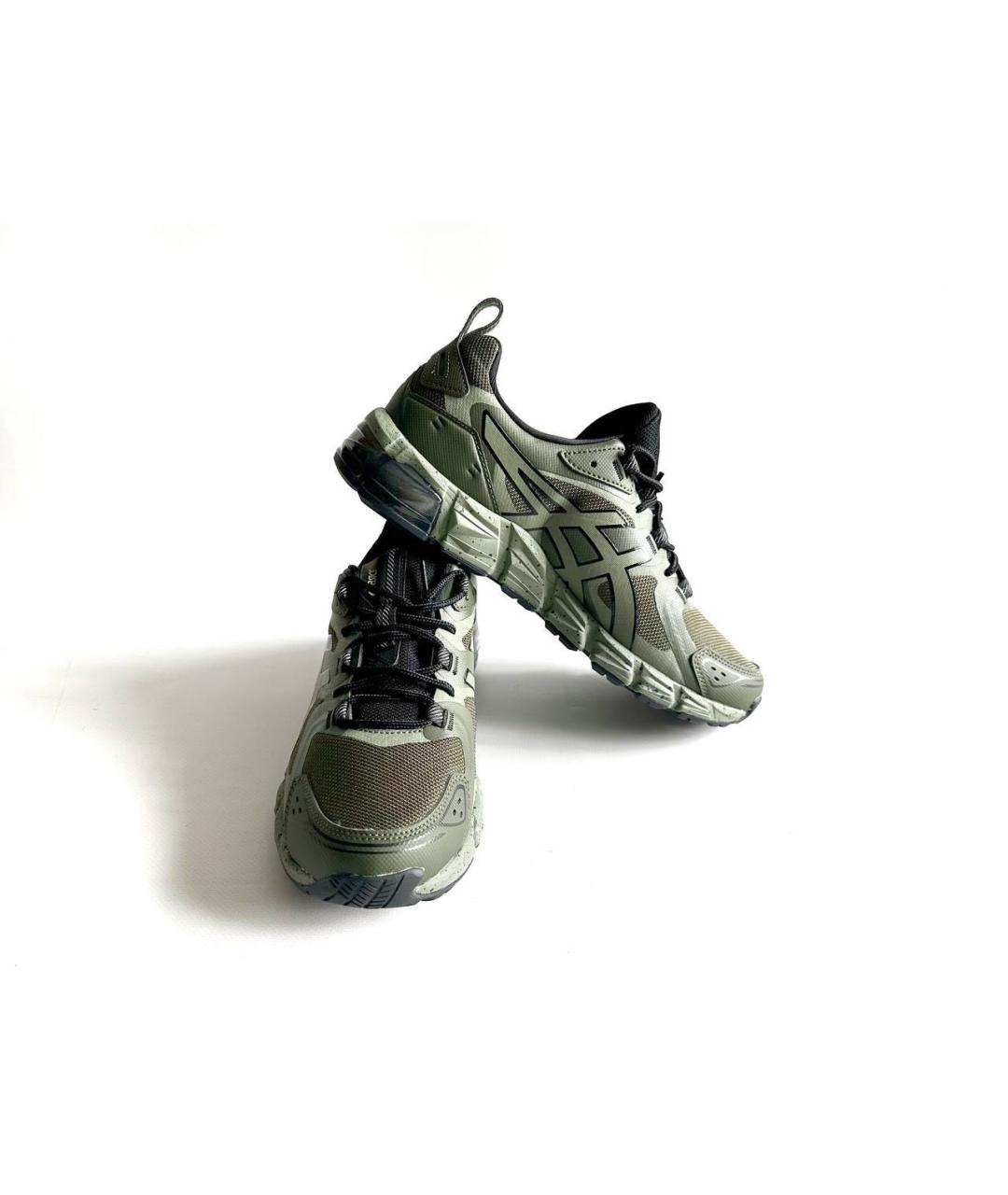 ASICS Зеленые низкие кроссовки / кеды, фото 2