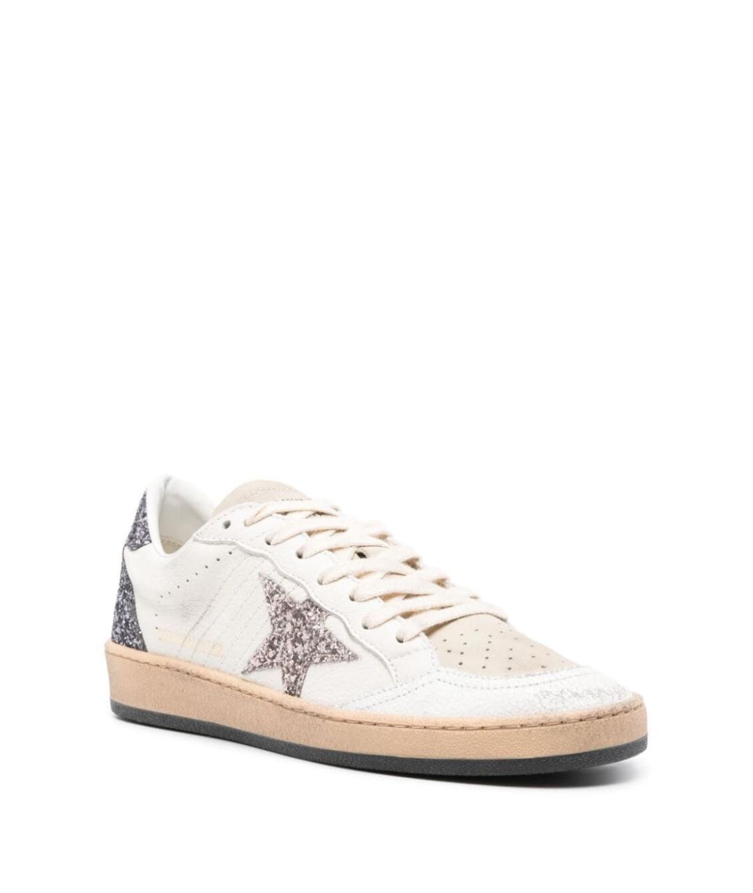 GOLDEN GOOSE DELUXE BRAND Белые кожаные кеды, фото 4