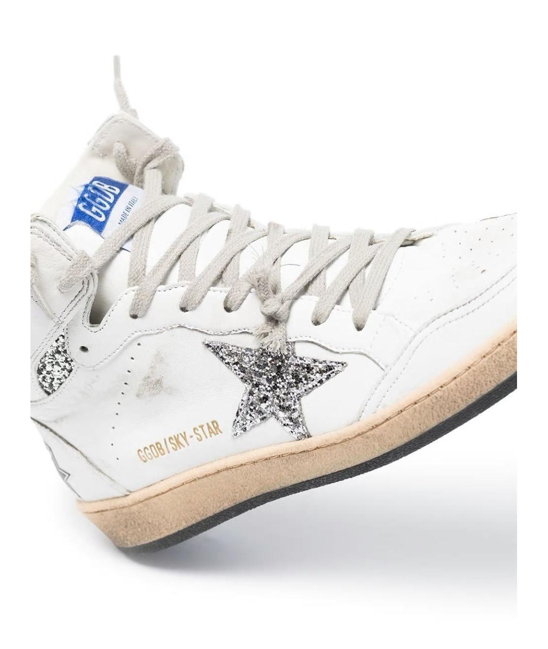 GOLDEN GOOSE DELUXE BRAND Белые кожаные кеды, фото 2