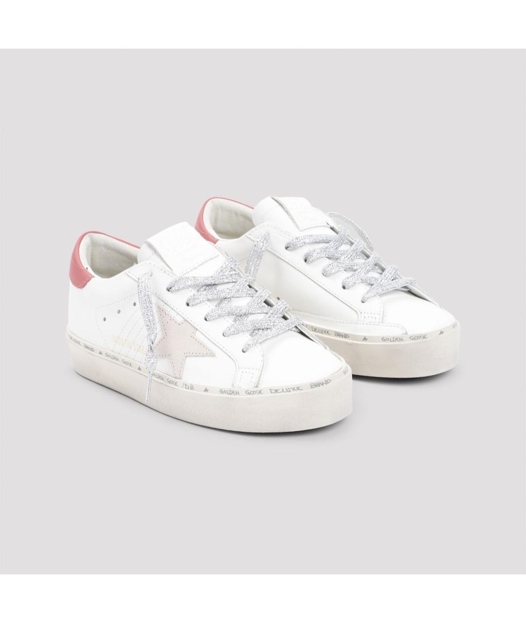 GOLDEN GOOSE DELUXE BRAND Белые кожаные кеды, фото 4